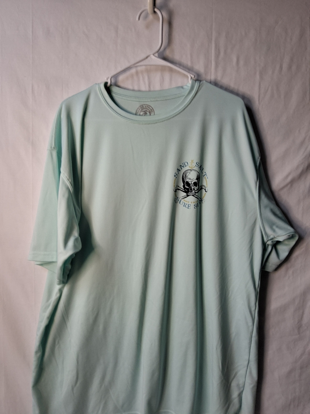Sand Salt Surf Sun Short-Sleeve Performance Tee with Skull Graphic